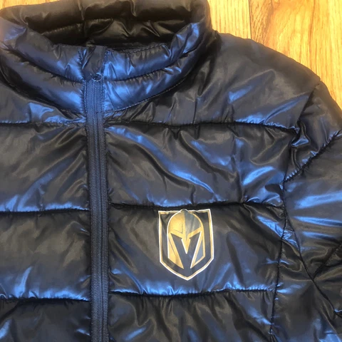 FANATICS LAS VEGAS GOLDEN KNIGHTS SIZE SMALL NANO PUFFER JACKET BLACK NHL FLAWS Cover