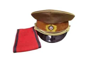 Cappellino visiera tedesca alta qualità WW2 con bracciale - Riproduzione storica - Foto 1 di 4