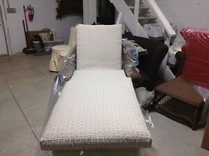 Frontgate Outdoor Patio Chaise Lounge Chair cushion santa clara michelle coco