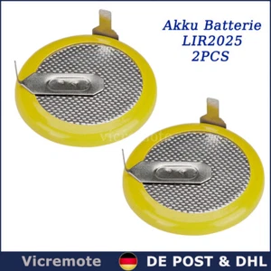 2X Batterie Akku LIR2025 für BMW 3er E90 E91 E92 E93 5er E60 E61 Auto Schlüssel - Bild 1 von 8