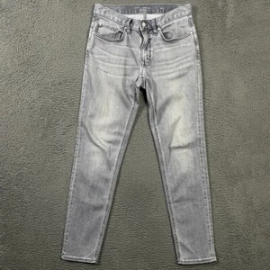 Banana Republic Jeans Mens 30x32 Gray Traveler Slim Fit Light Wash Stretch Denim - Bild 1 von 13