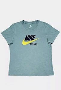 The Nike Tee - Futura "Nike Las Vegas" Women's T-Shirt - Size Large, Color Green - Picture 1 of 3