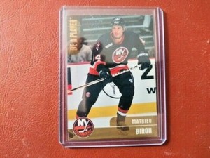 1999-00 ITG Be A Player Memorabilia Gold /100 Mathieu Biron #305 Rookie