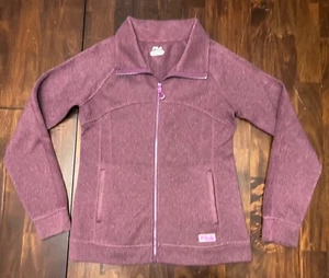 Fila Full Zip Mauve Track Jacket Women’s Size Medium - Picture 1 of 6