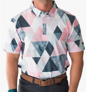 YATTA GOLF - Mens Golf Shirt Moisture Wicking Quick-Dry Short Sleeve SIZE XL - Picture 1 of 5