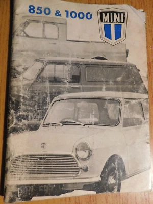 AUSTIN MINI 850 1000 berline fourgonnette manuel du conducteur pick up  1970 - Photo 1/4