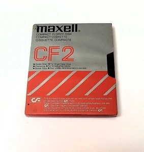 Vintage 1980s MAXCELL 3" Floppy Disc (CF2) Double Sided - Unopened, Still Sealed - Zdjęcie 1 z 2