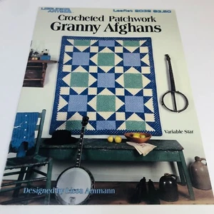Leisure Arts "CROCHETED PATCHWORK GRANNY AFGHANS" PATTERN BOOKLET #2032 - Picture 1 of 7