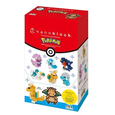 Nanoblock  NBMC_25 Mini Nano Pokemon Dragon Type 6 Pcs Complete In Box japan NEW - Image 1 of 4