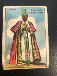 FIGURINA ANTEGUERRA ILLUSTRATA DA BISSIETTA - PRETE DELLA CHIESA COPTA - REC. - Imagen 1 de 2