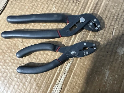 JUEGO DE 2 ALICATES VINTAGE CRAFTSMAN ACERO LAMINADO 45750 Y 45753 EE. UU. Foto 1 de 4