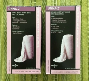 Medline Unna-Z benda senza lattice stivali 4" x 10 yd - 2 scatole - NONUNNA4 - Foto 1 di 3