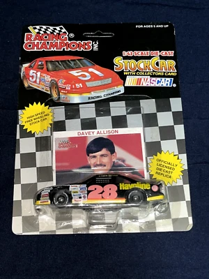 TEXACO RACING CHAMPIONS 1992  STOCK CAR NASCAR 1:43 DAVEY ALLISON DIE CAST - Image 1 of 3