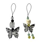 Acrylic Butterflies Phone Pendant Accessories Package Decoration Keychain
