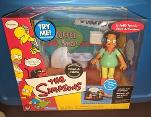 The SIMPSONS WOS BOWL-A-RAMA PIN PAL APU Interactive Environment Playmates MIB - Picture 1 of 2