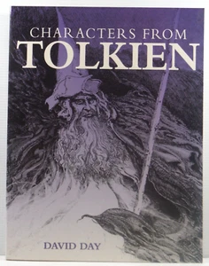 Characters From Tolkien By David Day Paperback VGC 2001 illustrated guide book - Picture 1 of 19