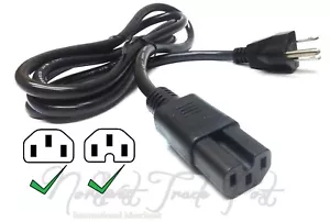 Volex 6ft Notched IEC-C15 Power Cord Cable 10A 125V SJT LL112007 PS204 E62405 - Picture 1 of 12