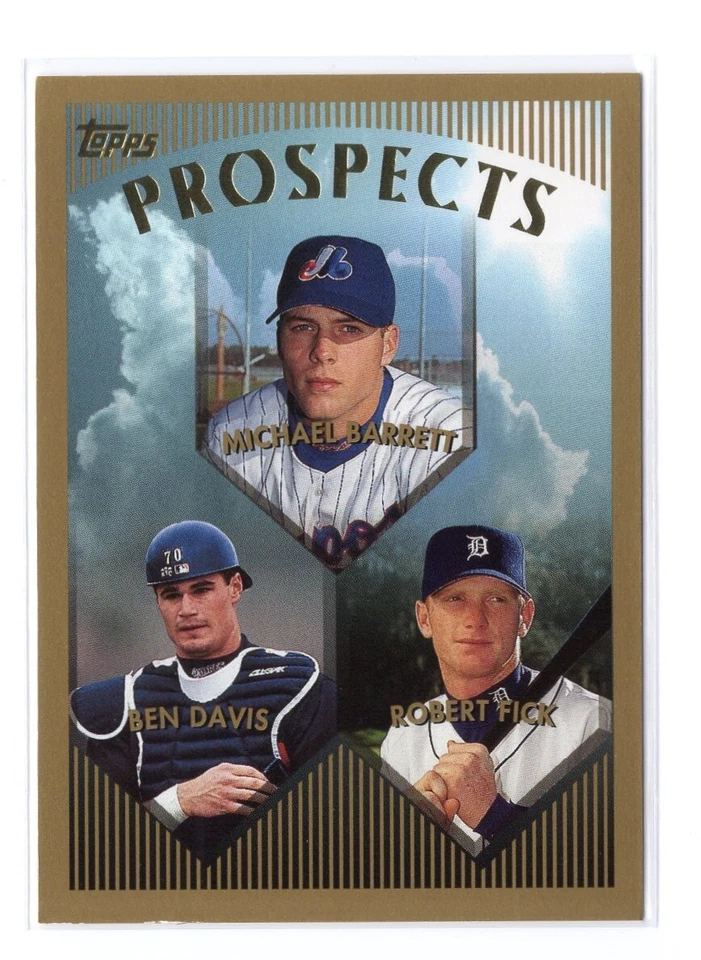 Baseball Card - 1999 Michael Barrett / Ben Davis / Robert Fick 208 - Topps - Image 1 of 1