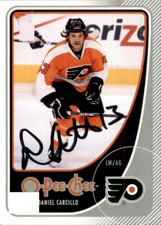 Daniel Carcillo Signed Autographed 10/11 OPC O-Pee-Chee card Philadelphia Flyers