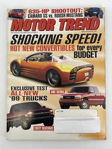 Motor Trend Magazine July 1998 New Convertibles Mitsubishi SST Spyder Concept - Bild 1 von 8