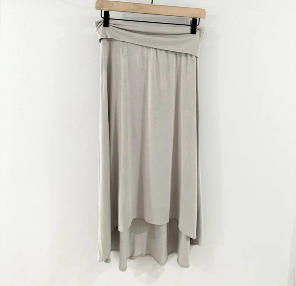Marc Bouwer High Low Knit Skirt Gray Size XS - Image 1 of 4