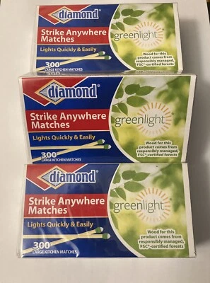 (3 cajas) (300 por caja) Diamond Strike Anywhere coincide con envío rápido Foto 1 de 4