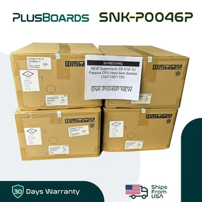 NEW Supermicro X8 X9 X10 1U Passive CPU Heat Sink Socket LGA1150/1155 Square ILM - Image 1 of 4