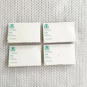 Arbonne Calm For Face 4 Piece Travel Sample Bundle Lot 4 Cleanser Serum Set - Picture 1 of 5