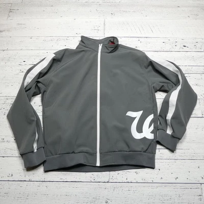 Walgreens Jacket Mens XL Gray Full Zip Uniforms WJ2021 High Performance Fleece - Image 1 of 4