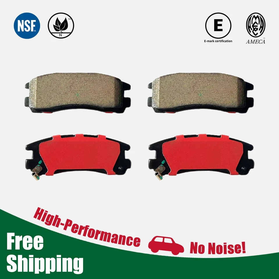 Rear Ceramic Brake Pads for Mitsubishi 3000GT 1991-1999 & Diamante 1992-1996 - Image 1 of 4