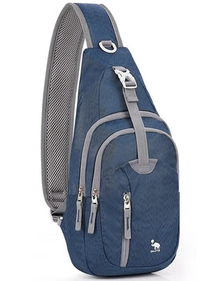 Kimlee Bolso Bandolera Bolsos Hombres, Viaje Senderismo Pecho Mochila de Día para Mujeres... Foto 1 de 4