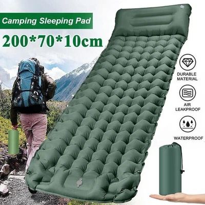 Isomatte selbstaufblasend Camping Luftmatratze Matratze Fußpumpe Campingmatte - Bild 1 von 4