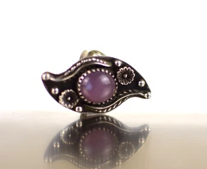 Navajo Evelyn Spencer Ring Sterling Silver Rose Quartz (SIZE 6)  - Picture 1 of 4