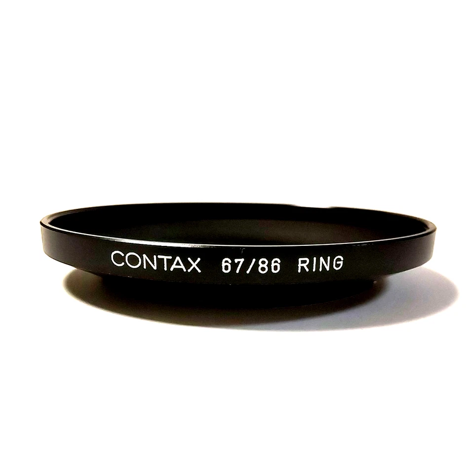 MINT Contax 67/86 Ring 67mm To 86mm Camera Lens Metal Adapter Step Up Ring Japan - Imagem 1 de 4