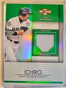 2012 Topps Triple Threads Ichiro #3/18 Emerald Parallel Relic TTUR-86 Mariners - Picture 1 of 2