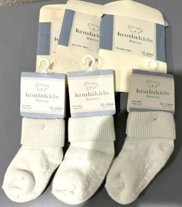 6 LOT Koala Kids Infant Microfiber Tights + Triple Cuff Socks 12-24 Months NEW - Picture 1 of 1