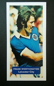 LEICESTER CITY - FRANK WORTHINGTON - Score UK football trade card