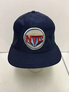 Vtg Made In USA  NTC SnapBack Hat Very Rare Style Cut - Picture 1 of 6