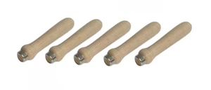 5PC WOOD FILE HANDLES 3-1/2" LONG 2MM BORE FOR OUR SMALL FILES BY RDGTOOLS - Picture 1 of 1