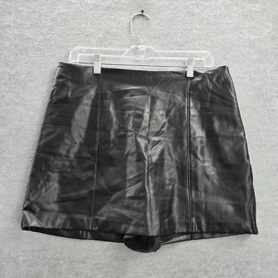 Falda Abercrombie & Fitch Mujer L Negra Skort Elastano Poliéster Foto 1 de 4