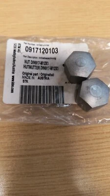 Tuerca KTM OEM 0917120103 DIN917 - M12X1 1999-2015 60 SX 65 SX (Juego de 2) Foto 1 de 2