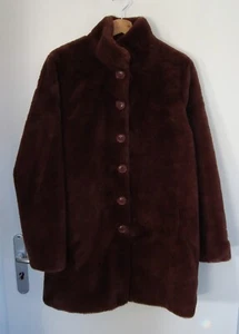 RINO & PELLE, Rino Pelle, Jacke Mantel, Real Faux sehr flauschig, Gr. 40 braun - Bild 1 von 9