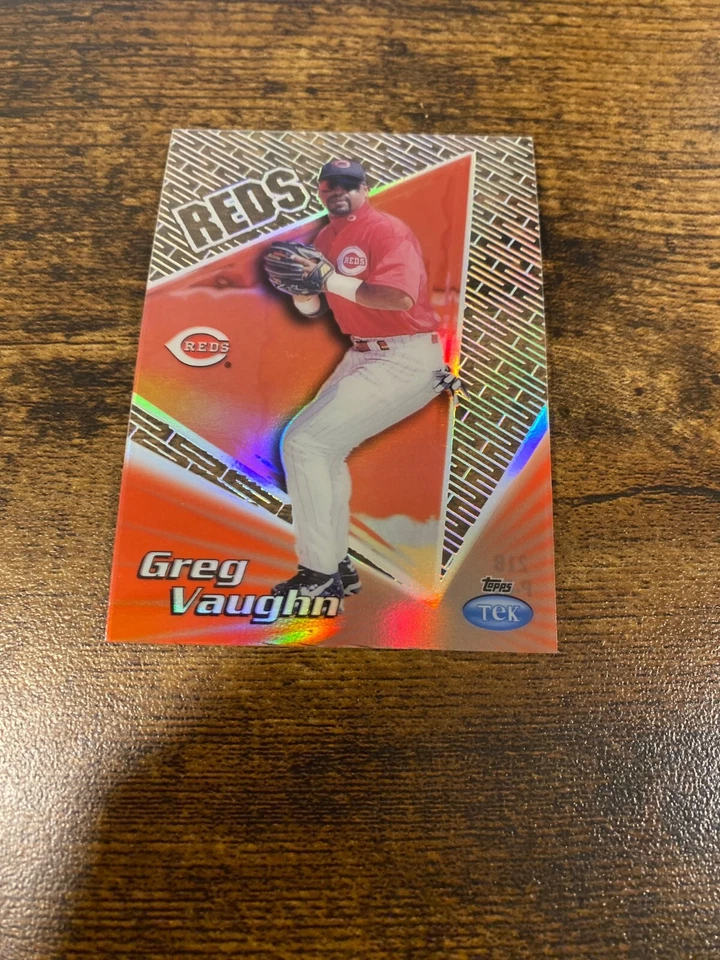1999 Topps Tek Greg Vaughn 21B P-7 Cincinnati Reds - Image 1 of 1