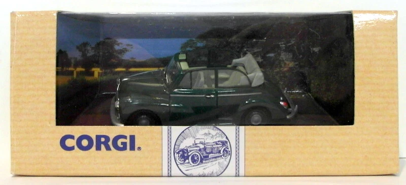 Corgi 1/43 Scale Diecast 96765 - Morris Minor Convertible - Green - Image 1 of 1