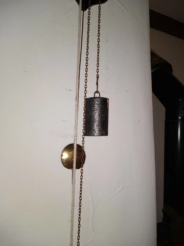 Authentic Lead Weights for Antique Lantern, Hoop & Spike Clocks etc. ~55mm diam Cover