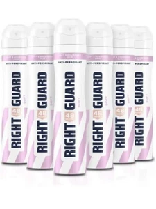 Right Guard Womens Deodorant, Total Defence 5 Soft Anti-Perspirant Spray 6x250ml - Picture 1 of 3