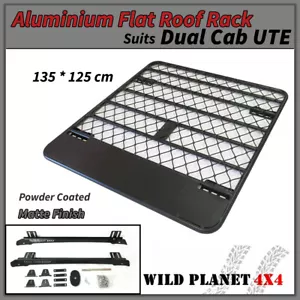 Aluminum Roof Rack For Hilux Triton Navara Dual Cab Need Drill Holes Powder Coat - Picture 1 of 8