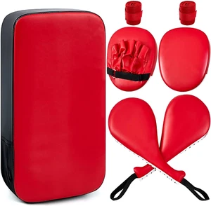 7 in 1 Taekwondo Kick Pad Boxing Training Equipment Punching Mitts Martial Arts - Picture 1 of 12
