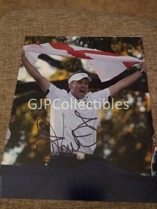 AA PGA GOLFER signed 8X10 Autograph Help Identify IAN POULTER DDDDD - Picture 1 of 2