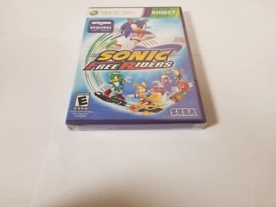 Sonic Free Riders (Microsoft Xbox 360 kinect, 2010) New - Image 1 of 3
